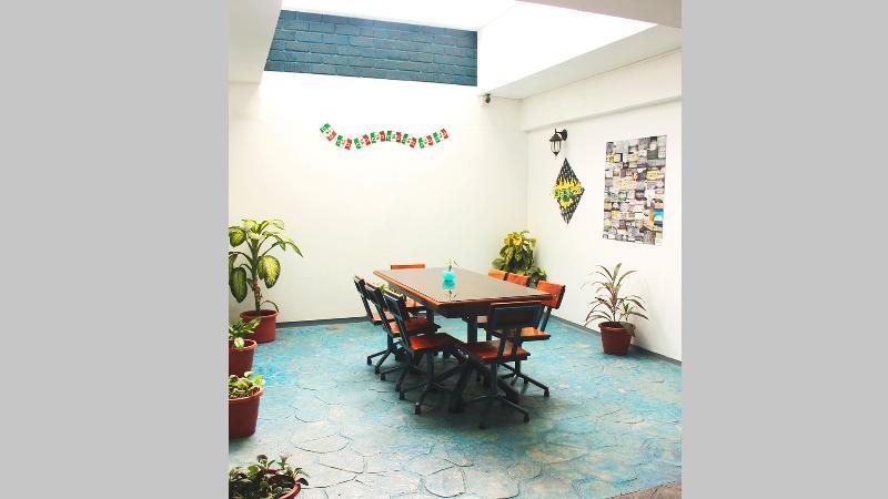 Hostal Azul Y Blanco サンタ・クルス・ウアトゥルコ エクステリア 写真